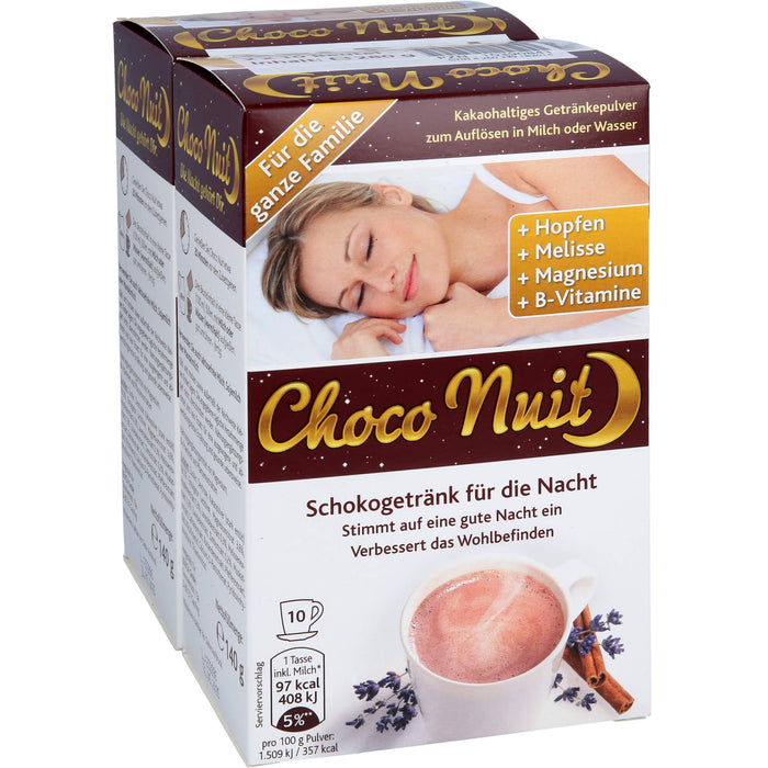 Choco Nuit Drink Schokogetränk Pulver, 20 pcs. Sachets