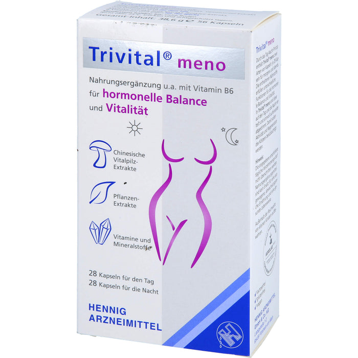 Trivital meno Kapseln für hormonelle Balance und Vitalität, 56 pcs. Capsules