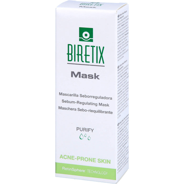 BiRetix Mask talgregulierende Maske Akne-Gel, 25 ml Face mask