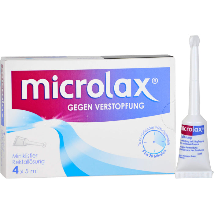 microlax Miniklistier Rektallösung Reimport Kohlpharma, 4 pc Lavements