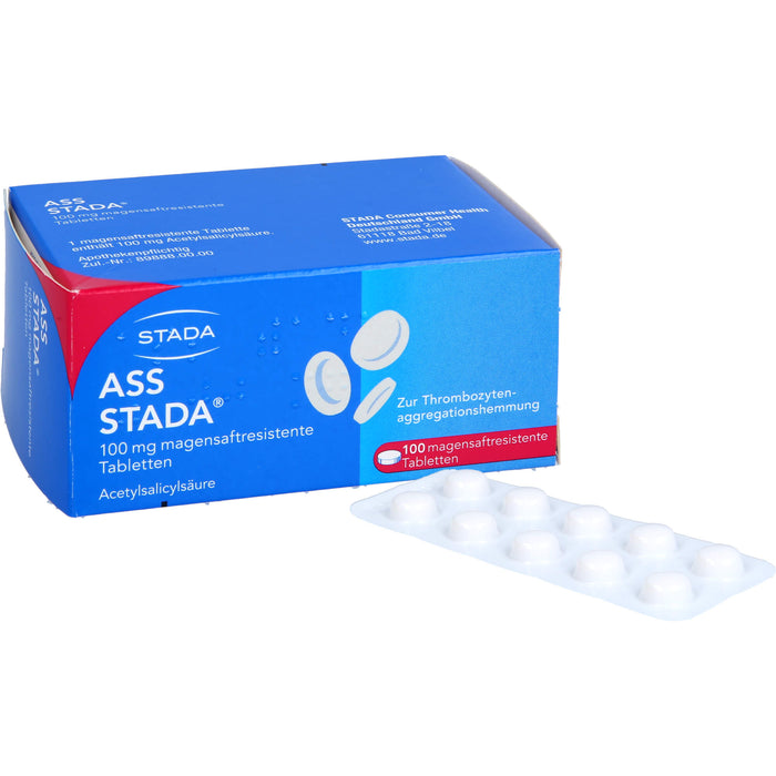 ASS Stada 100 mg Tabletten, 100 pc Tablettes