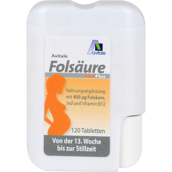 Avitale Folsäure 400 plus Tabletten, 120 pcs. Tablets