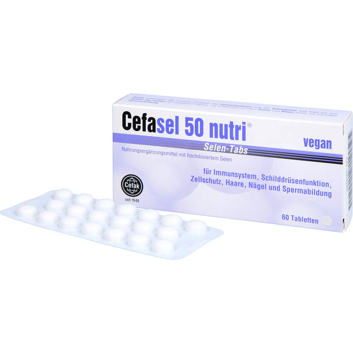 Cefasel 50 nutri Selen-TABS, 60 St TAB