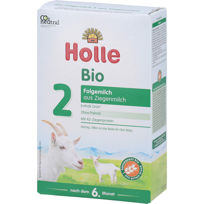 Holle Bio 2 Folgemilch aus Ziegenmilch, 400 g Poudre