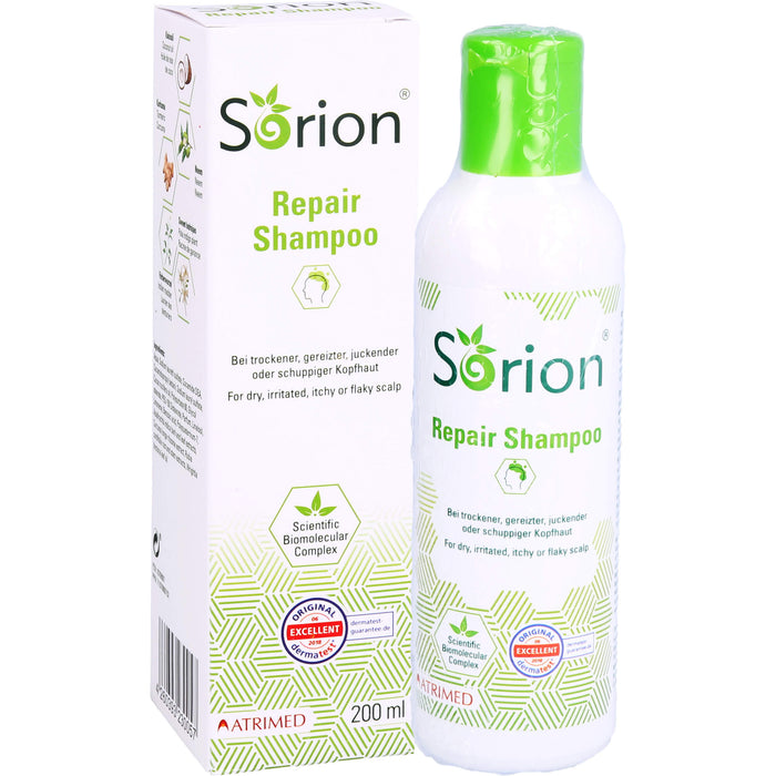 Sorion Shampoo für trockene empfindliche Kopfhaut, 200 ml Shampoing