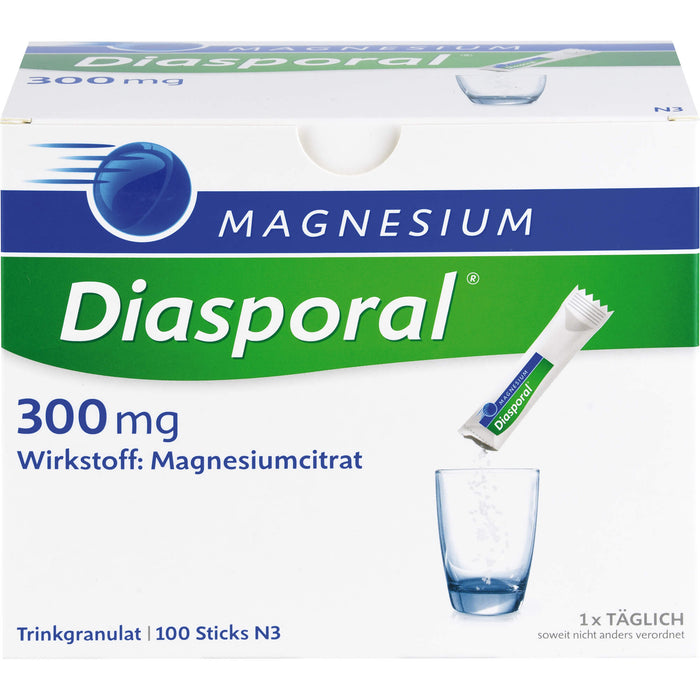 Magnesium Diasporal 300 mg Trinkgranulat, 100 pcs. Sachets