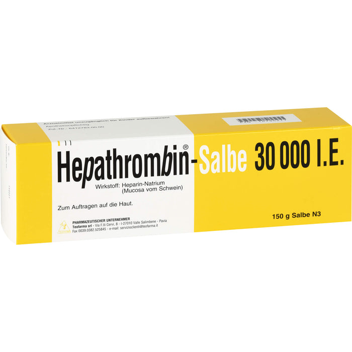 Hepathrombin-Salbe 30000 I.E., 150 g Ointment