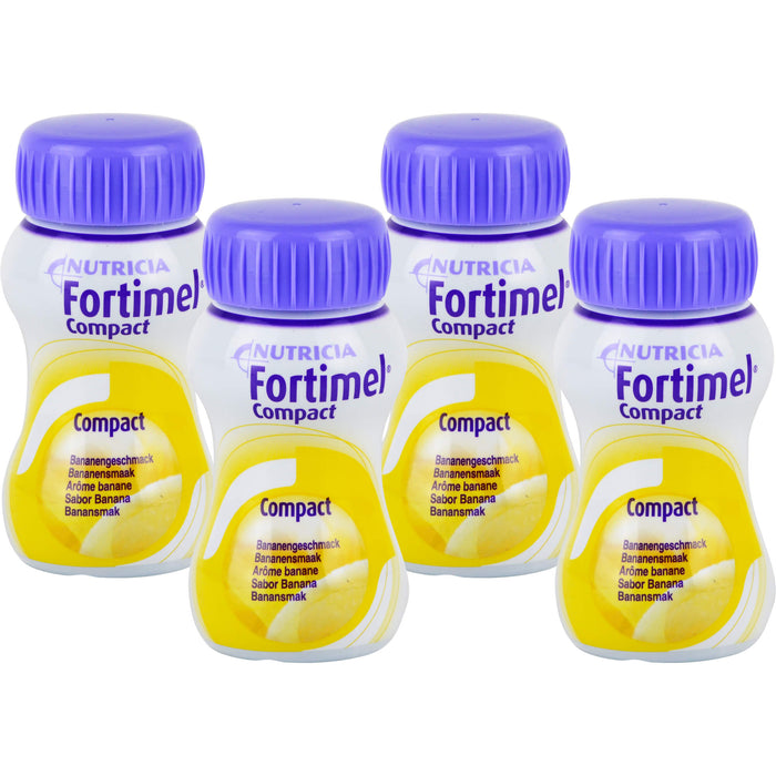 Fortimel Compact 2,4 Bananengeschmack, 4X125 ml FLU