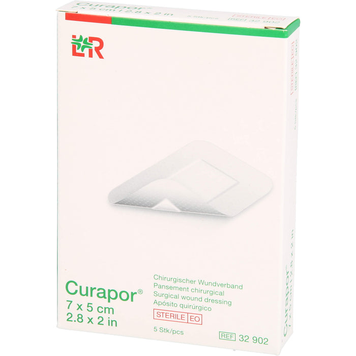 Curapor Wundverband steril 5x7cm, 5 St PFL