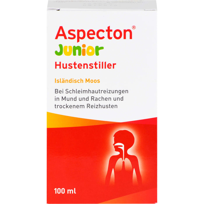 Aspecton Junior Hustenstiller Isländisch Moos Saft, 100 ml Solution