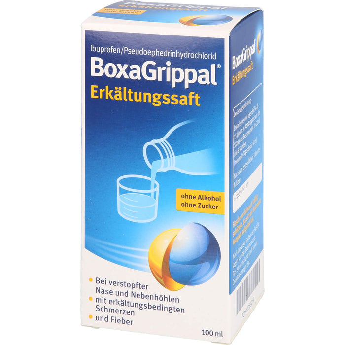 BoxaGrippal Erkältungssaft, 100 ml Lösung