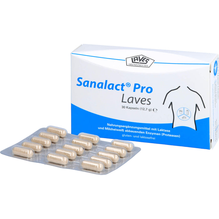 Sanalact Pro Laves Kapseln, 30 St. Kapseln