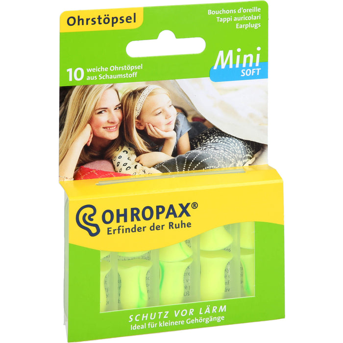 OHROPAX Mini Soft Schaumstoff-Stöpsel, 10 pcs. Earplugs