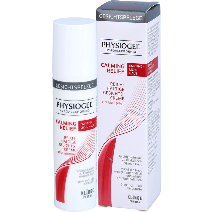 PHYSIOGEL Calming Relief reichhaltige Gesichtscreme, 40 ml Crème