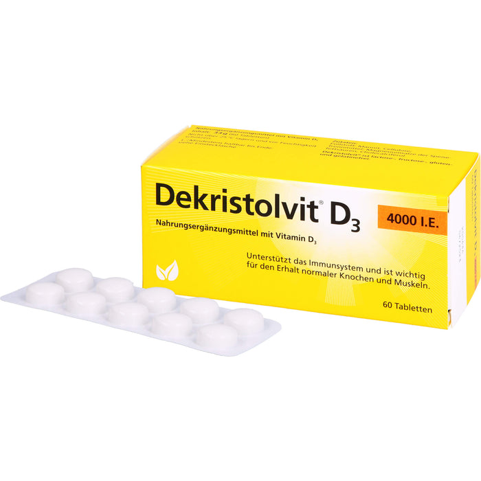 Dekristolvit D3 4000 I.E., 60 St TAB