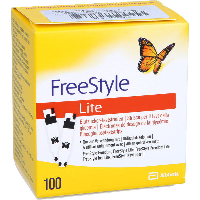 Freestyle Lite Emra Teststreifen ohne Codieren, 100 St TTR