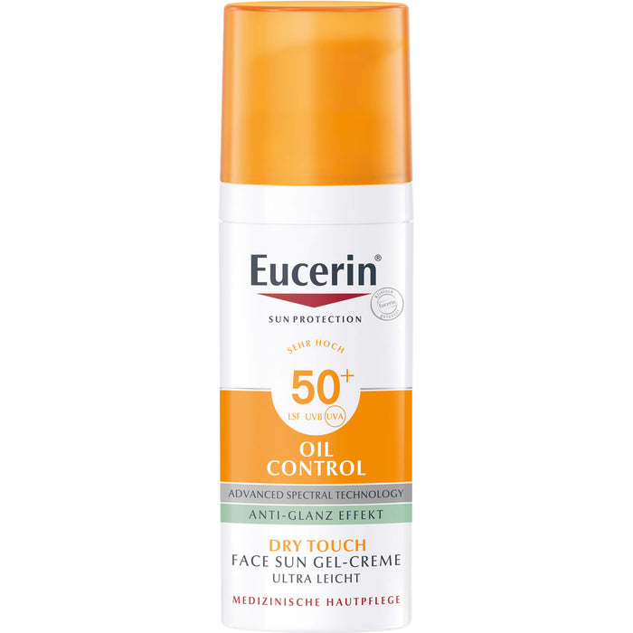 Eucerin Oil Control Face Sun Gel-Creme LSF 50+, 50 ml Crème