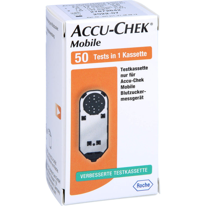 ACCU-CHEK Mobile Testkassette Plasma II, 50 pc Bandelettes réactives