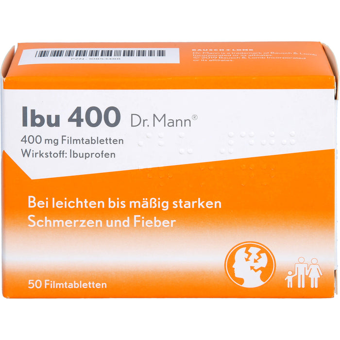 Ibu 400 Dr. Mann, 50 pcs. Tablets