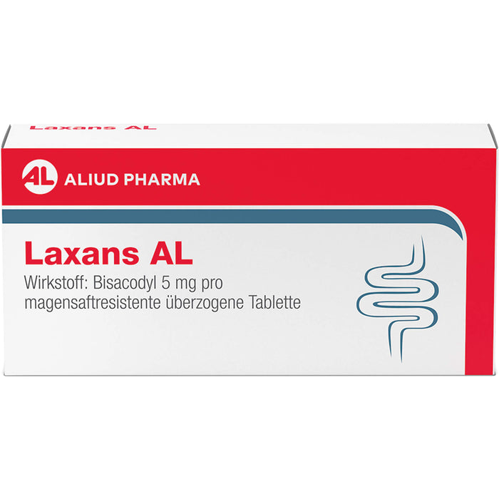 Laxans AL überzogene Tabletten bei Verstopfung, 30 pc Tablettes