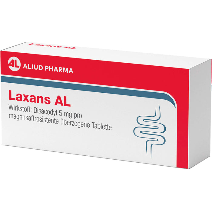 Laxans AL überzogene Tabletten bei Verstopfung, 30 pcs. Tablets