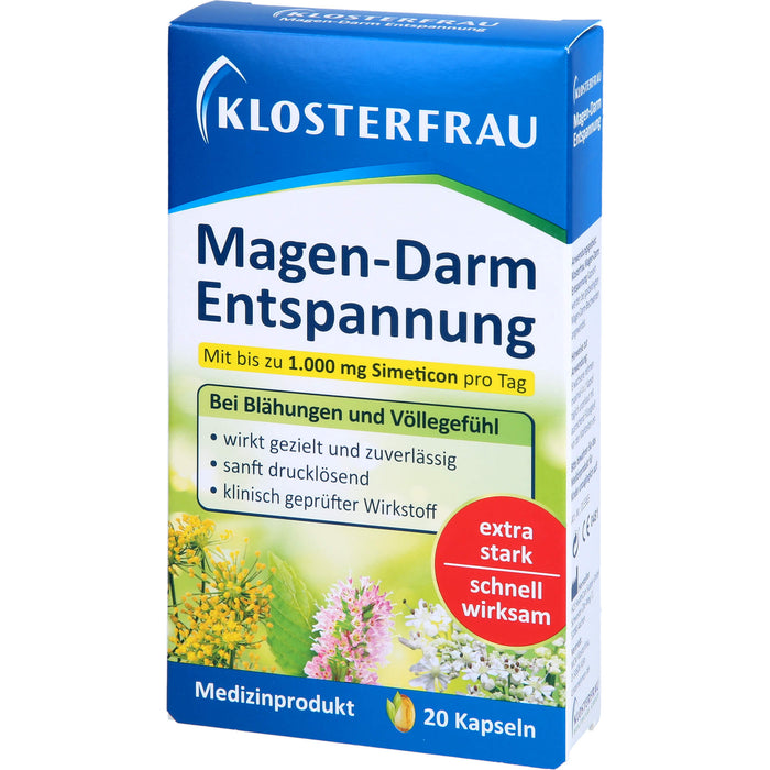 Klosterfrau Magen-Darm Entspannungs-Kapseln, 20 St. Kapseln