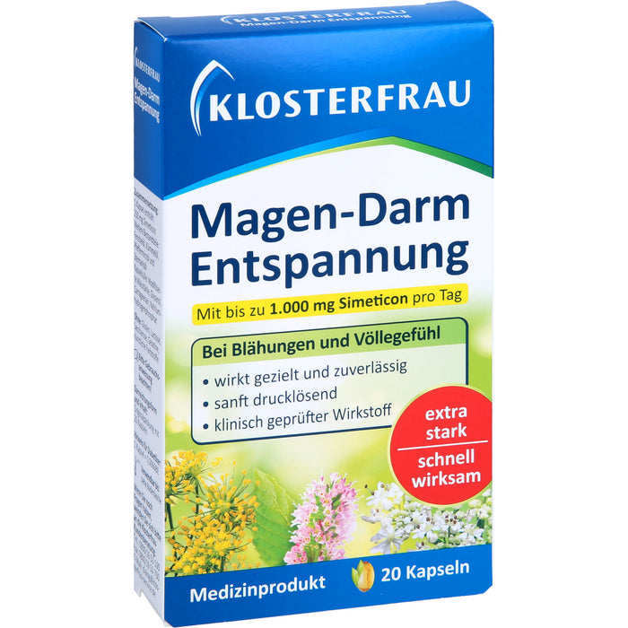 Klosterfrau Magen-Darm Entspannungs-Kapseln, 20 St. Kapseln