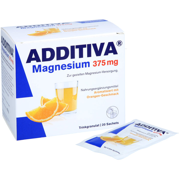 ADDITIVA MAGNESIUM 375Mg GRANULAT ORANGE, 20 St. Beutel