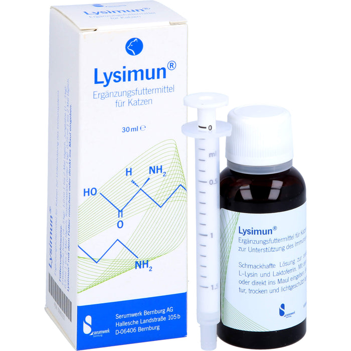 Lysimun Ergänzungsfuttermittel für Katzen, 30 ml Solution