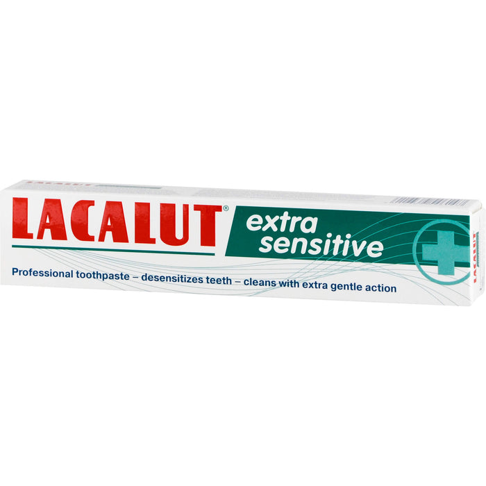 Lacalut extra sensitive Wirkzahncreme, 75 ml Toothpaste