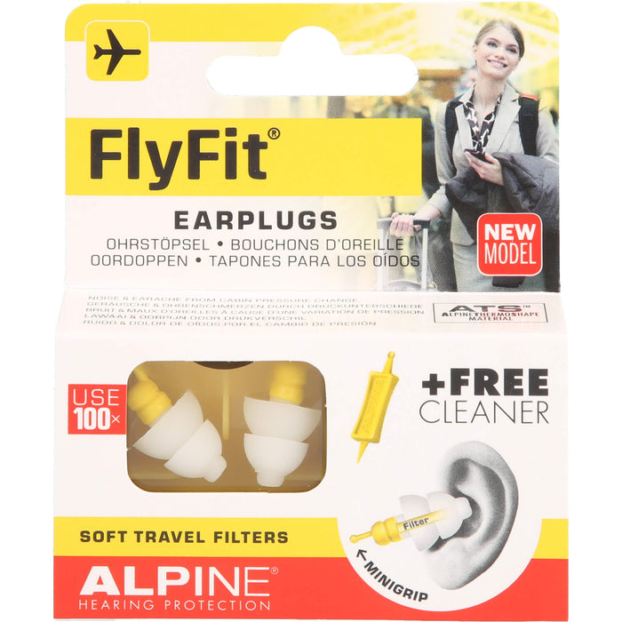 Alpine FlyFit Ohrstöpsel, 2 pcs. Earplugs