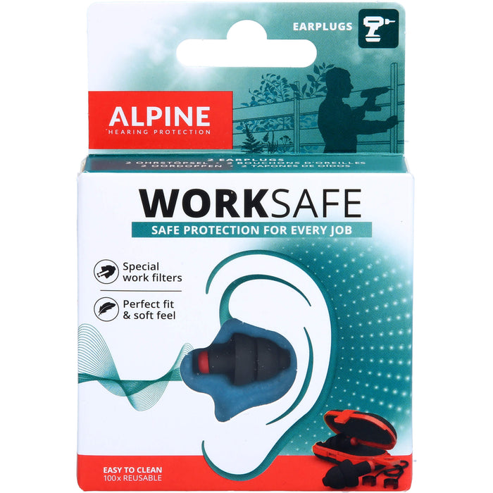 Alpine WorkSafe Ohrstöpsel, 2 St