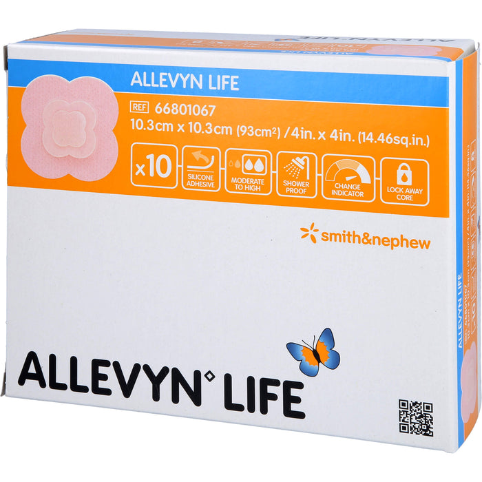 Allevyn Life 10,3x10,3cm Verband, 10 St VER