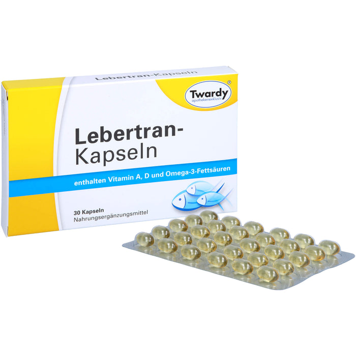 Twardy Lebertran-Kapseln, 30 pc Capsules