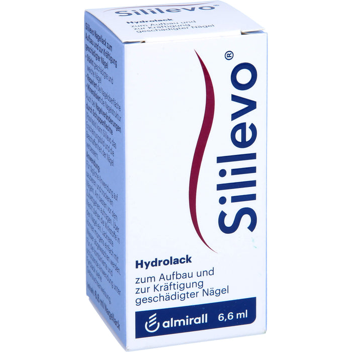 Sililevo Hydrolack zum Aufbau geschädigter Fuß- und Fingernägel Nagellack, 6.6 ml Solution