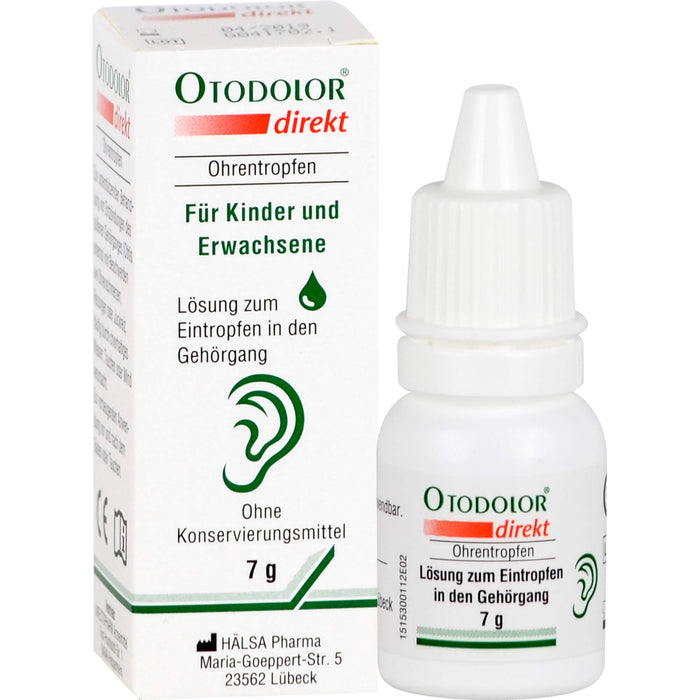 OTODOLOR direkt Ohrentropfen, 7 g Solution