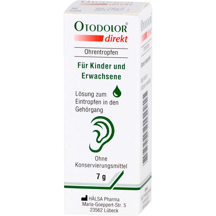 OTODOLOR direkt Ohrentropfen, 7 g Solution