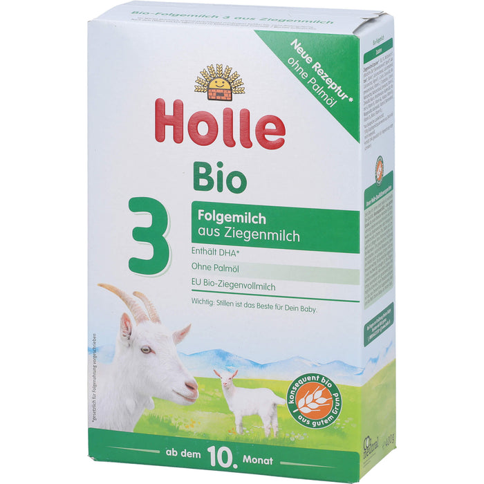 Holle Bio-Folgemilch auf Ziegenmilchbasis 3, 400 g Poudre