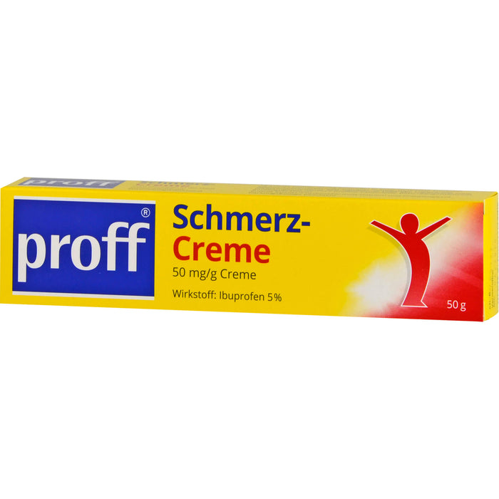 proff Schmerz-Creme zum Einreiben in die Haut, 50 g Creme