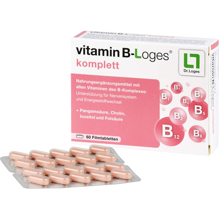 vitamin B-Loges komplett Filmtabletten, 60 pcs. Tablets