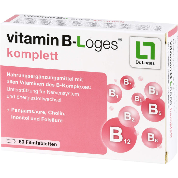 vitamin B-Loges komplett Filmtabletten, 60 St. Tabletten