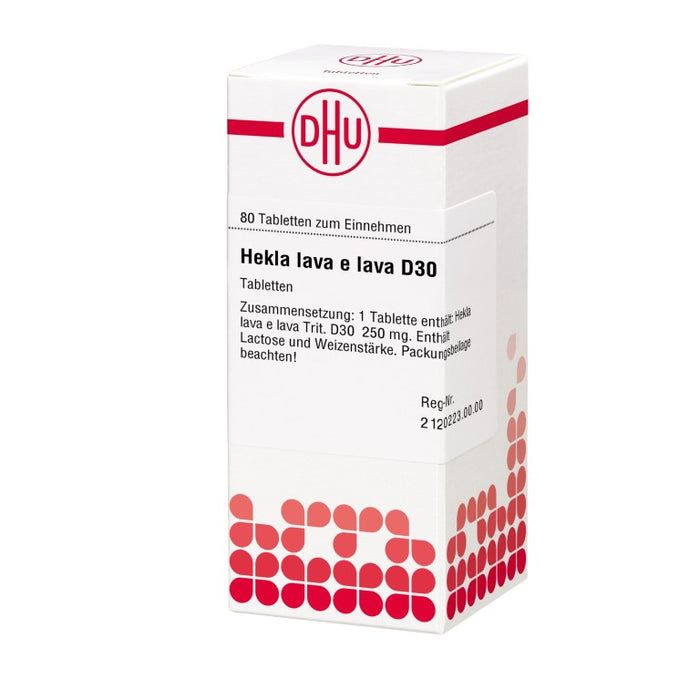 DHU Hekla lava e lava D30 Tabletten, 80 pcs. Tablets