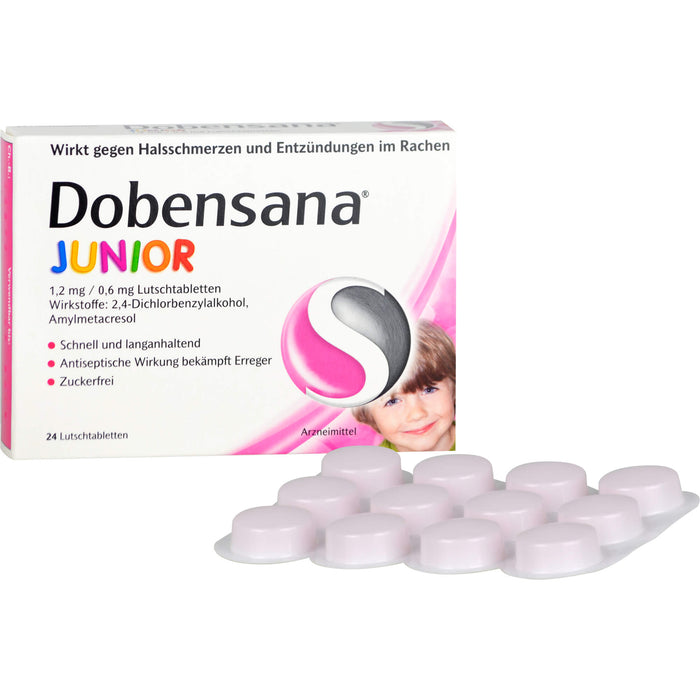 Dobensana Junior Lutschtabletten, 24 pc Tablettes