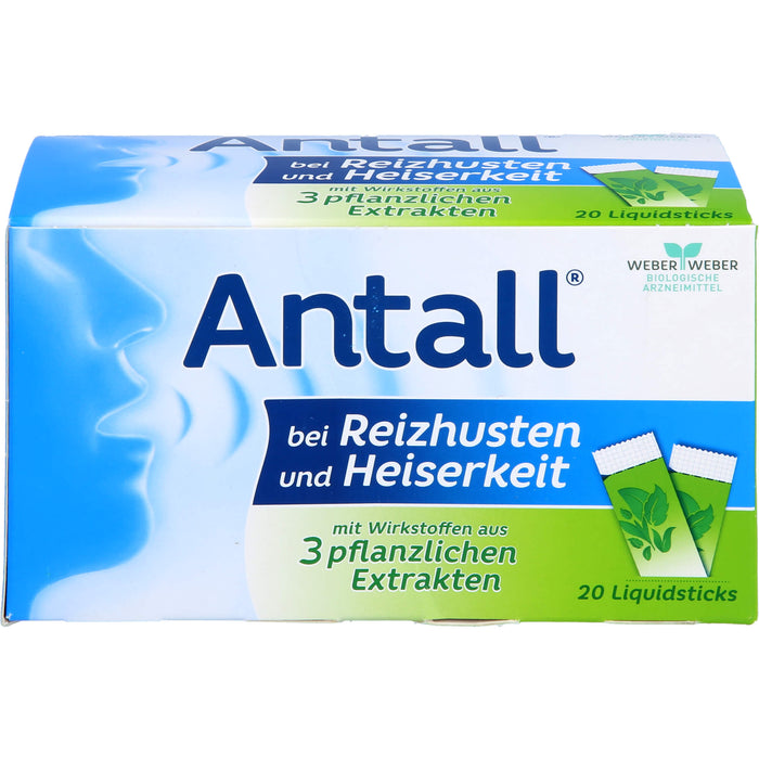 Antall bei Reizhusten und Heiserkeit Sticks, 20 pcs. Sachets