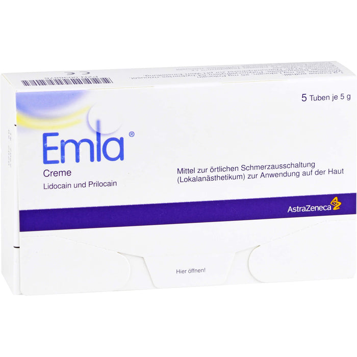 Emla Creme Lokalanästhetikum + Pflaster Tegaderm Reimport Kohlpharma, 25 g Creme