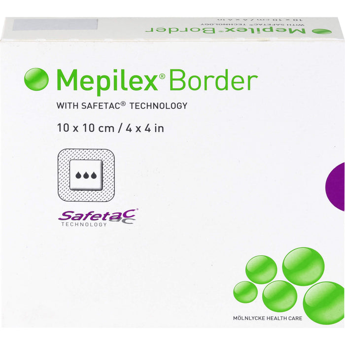 MEPILEX Border Schaumverband 10x10cm, 10 St VER