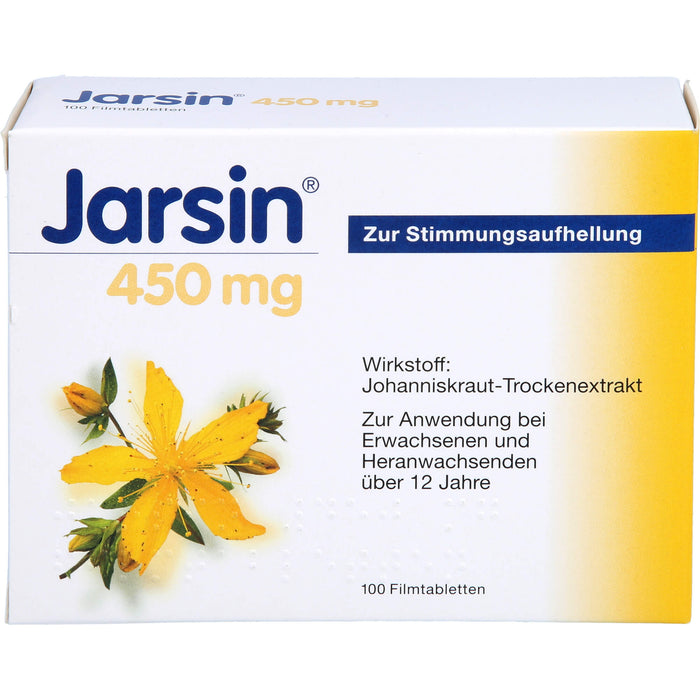 Jarsin 450 mg Tabletten zur Stimmungsaufhellung, 100 pc Tablettes