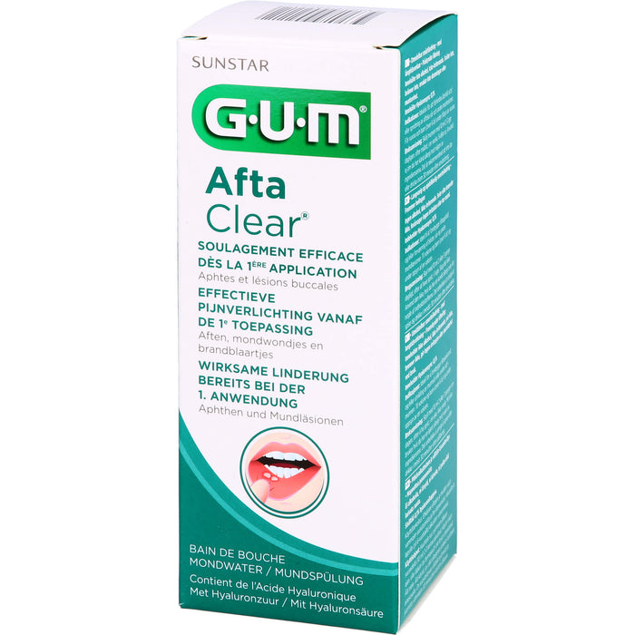 GUM Afta Clear Mundspülung, 120 ml MUW