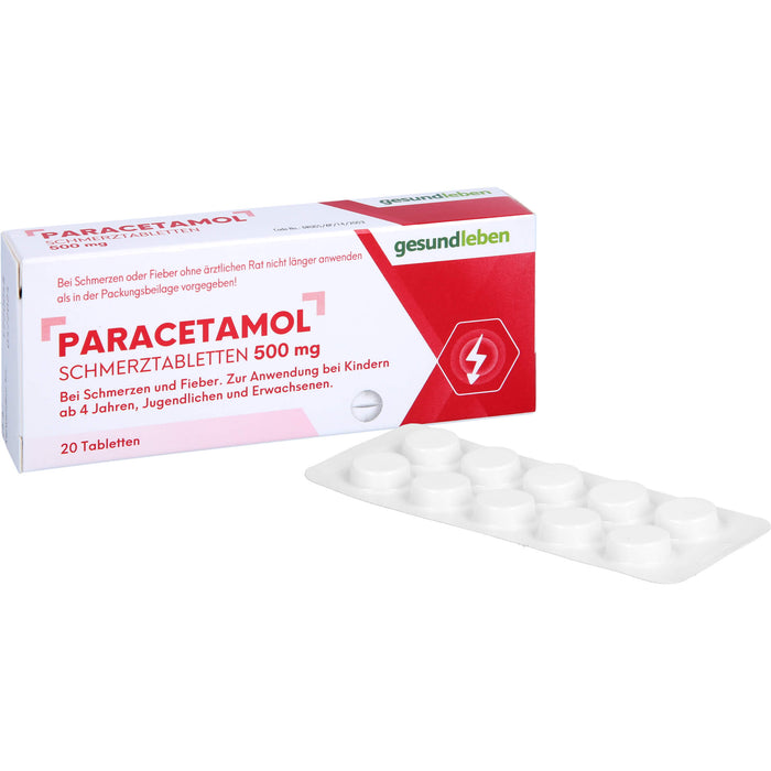 Paracetamol Schmerztabletten, Tabletten, 20 St TAB