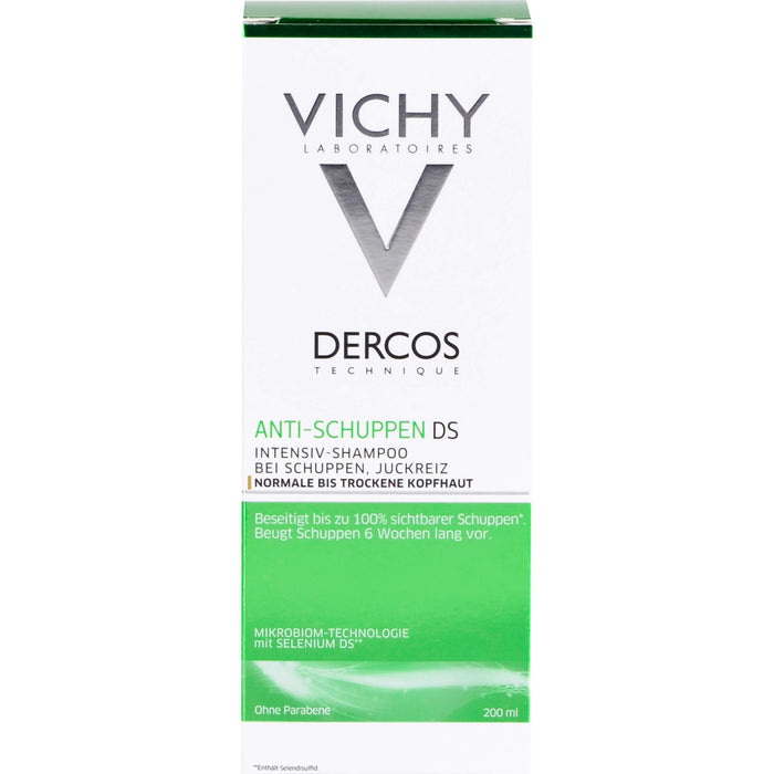 VICHY DERCOS Anti-Schuppen Intensiv-Shampoo bei Juckreiz, 200 ml Shampoing